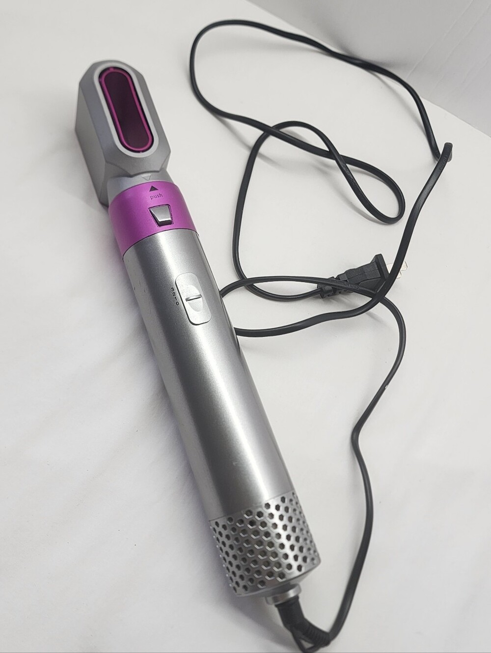 Silver/Purple hot air styler